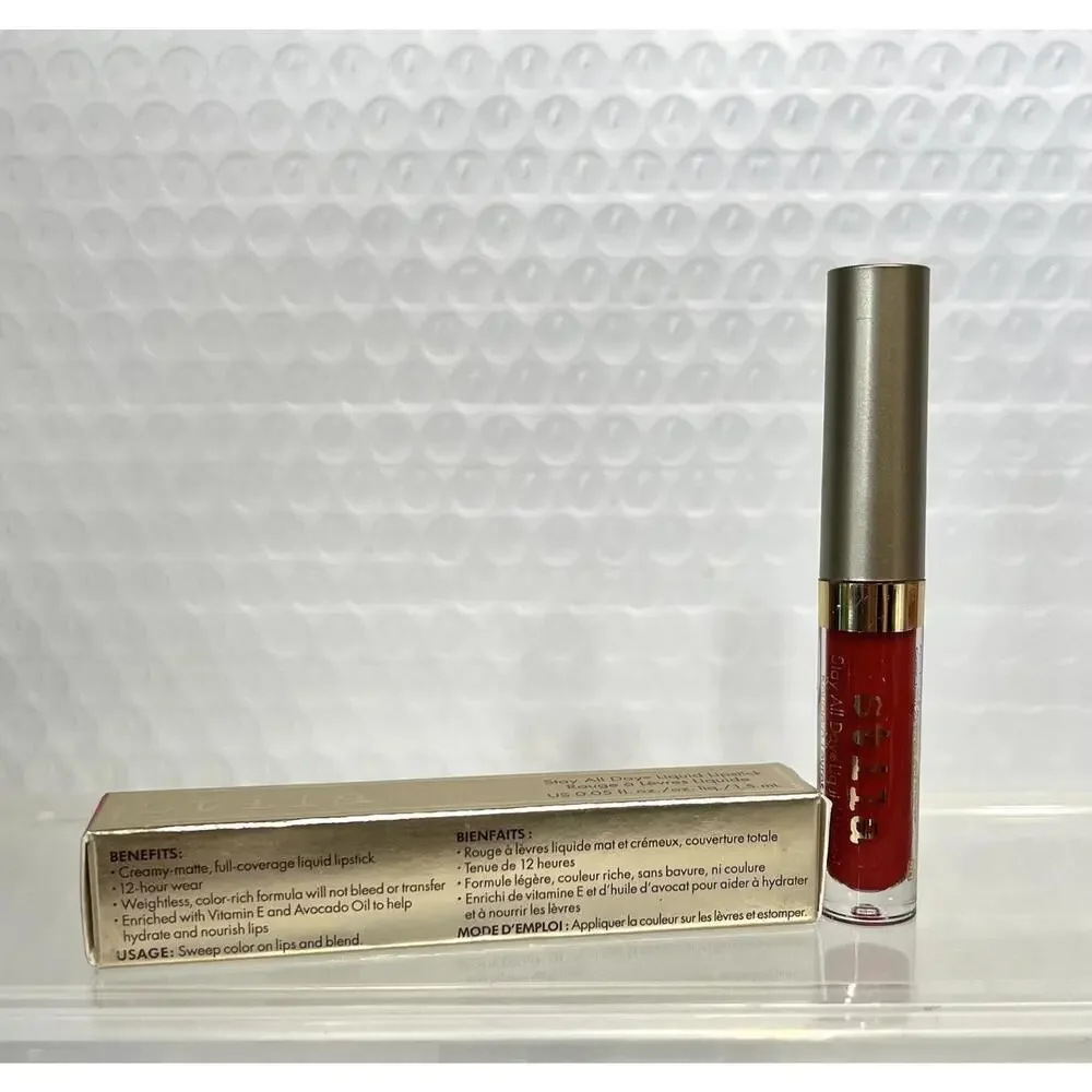 2x Stila Stay All Day Liquid Lipstick Beso Travel Mini Size 0.05 fl oz / 1.5 ml